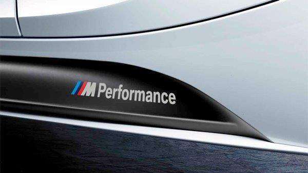 BMW M Performance Frozen Black accentstrepen voor 3 Serie